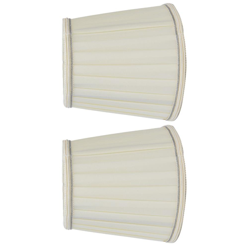 2PCS Clip On Design Lamp Cover 5.5 inch Height Small Lamp Shades Simple Wall Lamp Shade Table Lamp