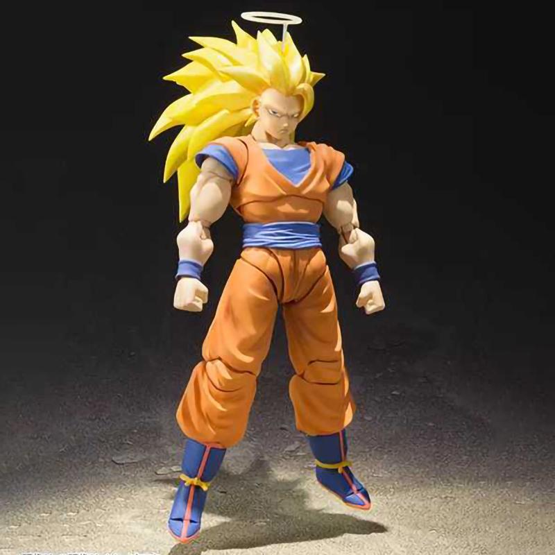 16 см Фигурка Готенкса из Dragon Ball Super Saiyan 3 SHF Аниме Подвижная ПВХ Коллекционная Кукла Фигурка Какаротто Сын Гоку Модель Игрушки