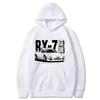 2024 trendy hoodie retro RX7 FD Drift Japanese car print breathable sports shirt Harajuku sportswear loose men's pullover