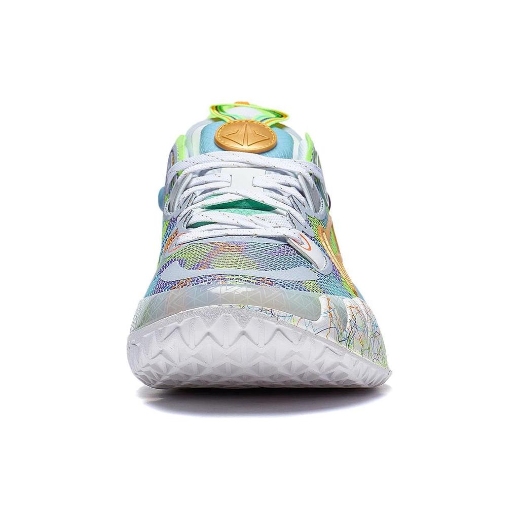 LiNing Jimmy Butler 1 Gold Durable Rebound Shock Absorption Low Top Basketball Shoes Men Sneaker Fluorescent-Yellow Green ABAS051-24