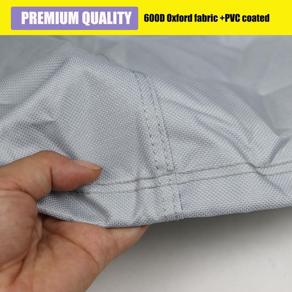 Grey RV Air Conditioner Cover Compatible With Coleman Mach I, II, III, TSR Models, Camper Trailer RV AC Cover For Roof, 42.5"*29"*14"(Style 3)