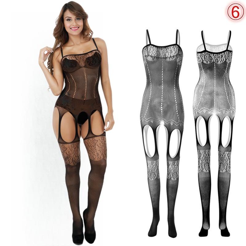 New Fashion Plus Size Women Fishnet Body Stocking Underwear Sexy Bodysuit Lingerie