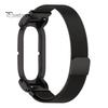 Бесшовная умная ремешок для часов из нержавеющей стали для Fitbit Air Band, Регулируемый сменный магнитный браслет, Гибкая регулировка, Петли для часов,