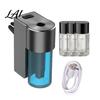 Decorative Car Scent Device Smart Air Freshener Sprayer Automatic Aroma Diffuser for Vehicle AC Vent Accessories Gift USB Rechargeable Essential Oil