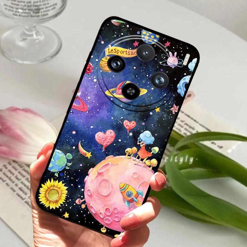 Чехол для Vivo X100 X100s Pro Милое Животное Мягкий Силиконовый Чехол для Телефона для VIVO X100 Ultra X 100 5G Модный Ударопрочный Бампер