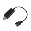 Кабель для аварийного запуска с усилением для замка с отпечатком пальца, USB-штекер, регулируемые напряжения от 5,2 В до 7,4 В до 9,2 В, USB-кабель с усилением