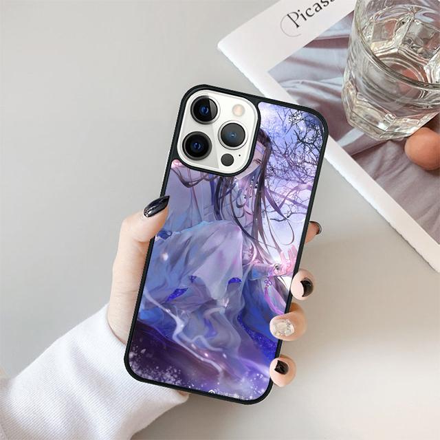 Неукротимый Вэй Усянь Лань Ванцзи Милый Чехол Для Телефона Для iPhone 17 Air 15 16 Pro Max 14 13 12 11 Pro Max Plus