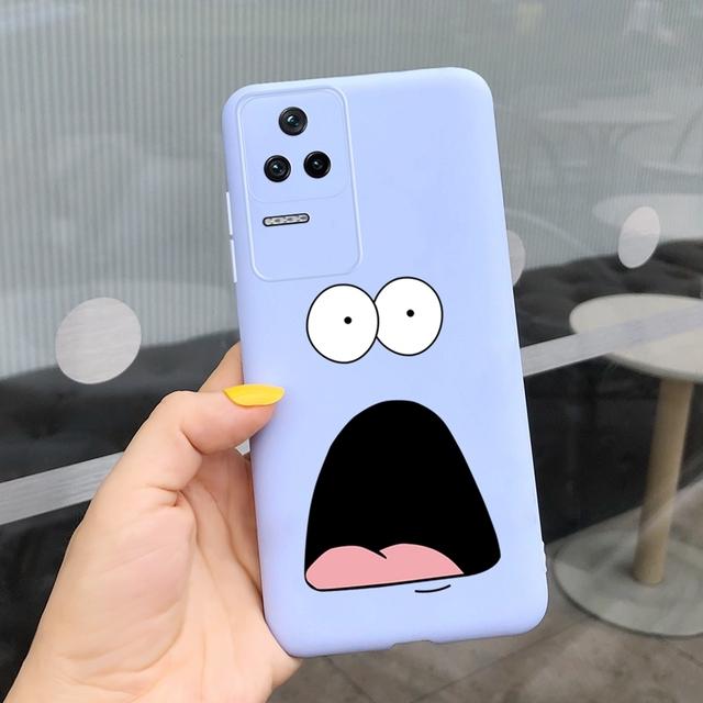 Чехол для Xiaomi Poco F4, чехол с милым мультяшным пришельцем, мягкий силиконовый чехол из ТПУ для телефона Xiaomi Poco F4 GT PocoF4, противоударный чехол