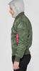 Зимняя куртка Alpha Industries MA-1 D-Tec Hood Bomber Jacket (183110) sage green (183110-001)