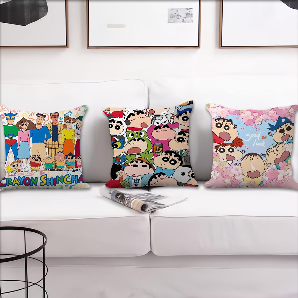 Аниме C-Крейн-Шин-чан Милая наволочка Подушка Гостиная Изголовье Спальня Офис Подушка Подушка Диван Подушка для сна Наволочка