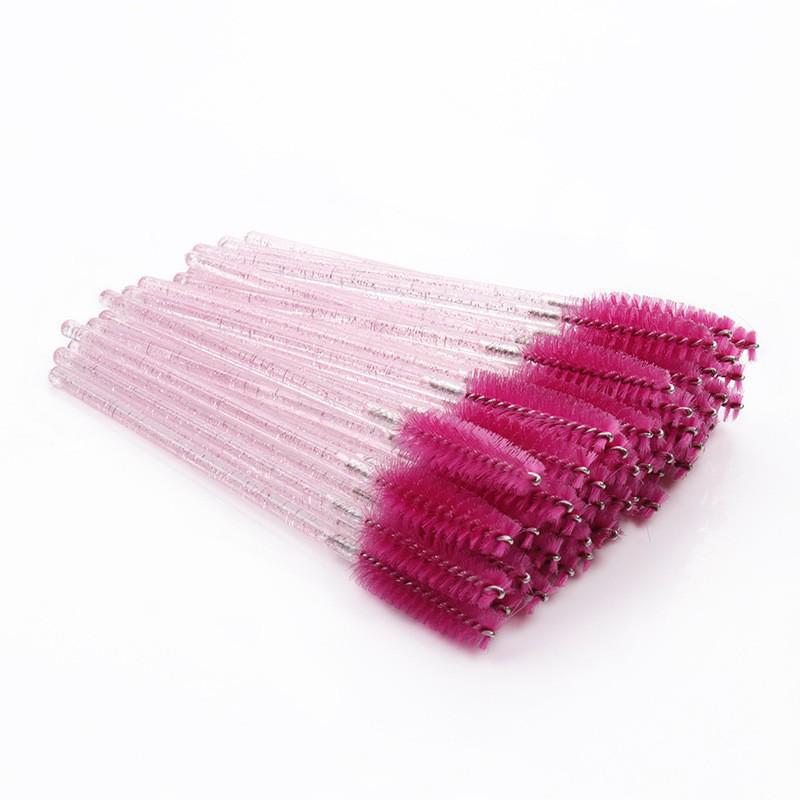 Disposable Crystal Rod Eyelash Extensions Brush - Spiral Curl Comb
