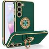 Protective Case - Booling - for Samsung Galaxy A35 5G - Shockproof - Silicone - 360° Rotating Stand