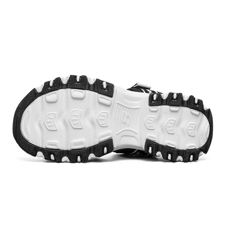 Skechers Dlites Сандалии Спортивные На Липучках С Мягкой Подошвой Детские Сандалии Черные 664167L-BLK