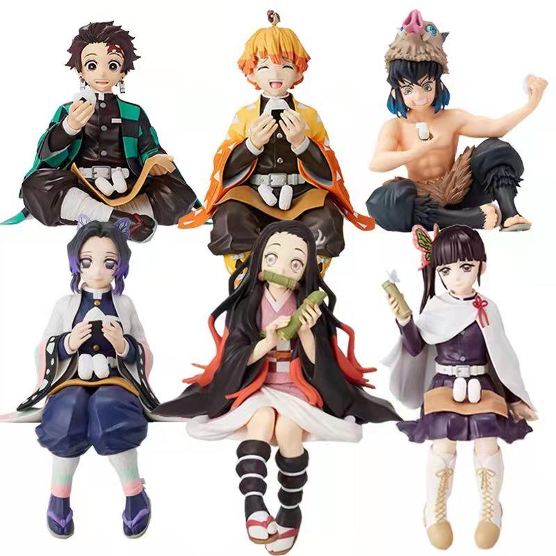 Hashibira Inosuke Figure Kimetsu No Yaiba Kamado Nezuko Tanjirou Pvc Action Figure Anime Demon Slayer Figurine Toys