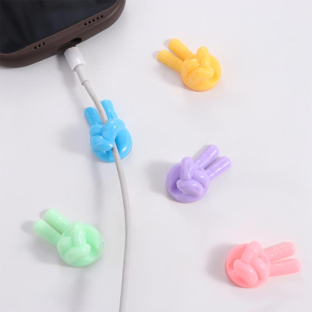 ПВХ самоклеящийся держатель для большого пальца для проводов, настольный держатель для большого пальца, зажимы для кабеля данных, управление кабелями и проводами