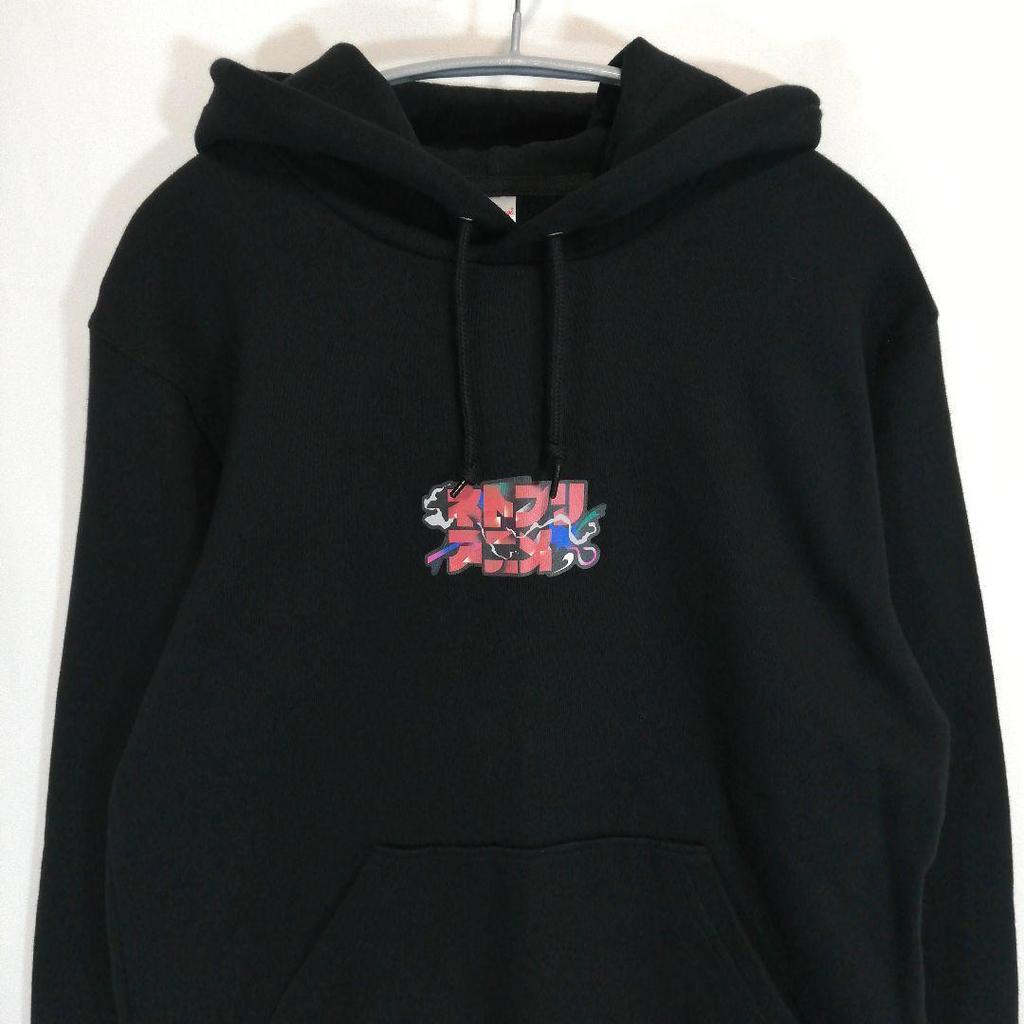 [USED] Netflix Anime Hoodie, Black, Sweatshirt, Size M
