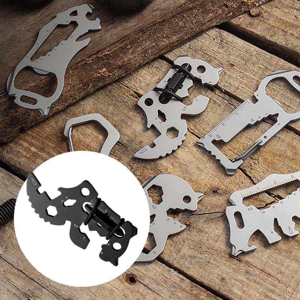 Мультитул для брелка открывалка для бутылок многоцелевой портативный мужской утилитарный гаджет для велоспорта походов