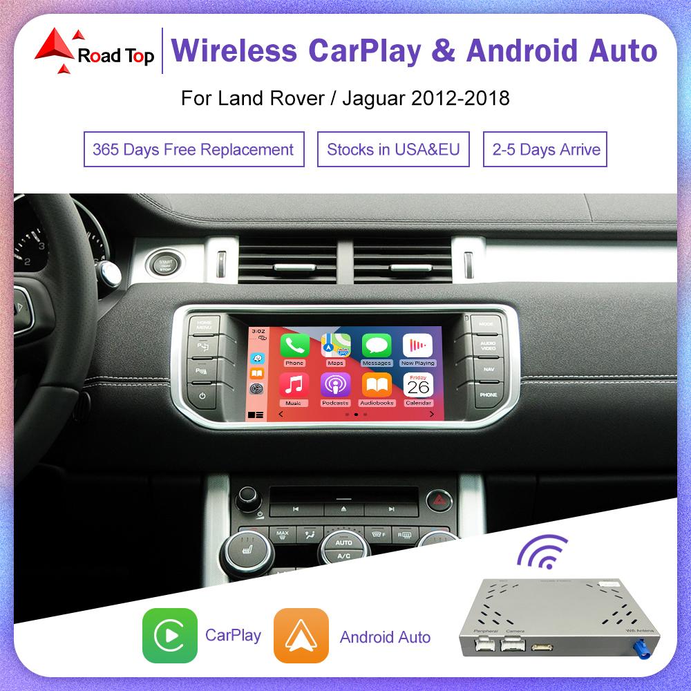 Беспроводной CarPlay для Land Rover/Jaguar/Range Rover/Evoque/Discovery 2012-2018 Android Auto Мультимедиа USB Навигация Автомобильный Плеер