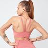 Бесшовные бюстгальтеры для йоги, спортивная одежда для женщин, спортивные топы, фитнес-тренировки, спортивный бюстгальтер
