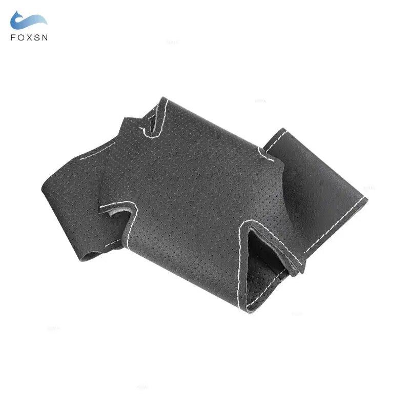 Оплетка на руле для Honda Accord 10th 2018 Insight, автомобильный руль, перфорированный кожаный чехол из микрофибры