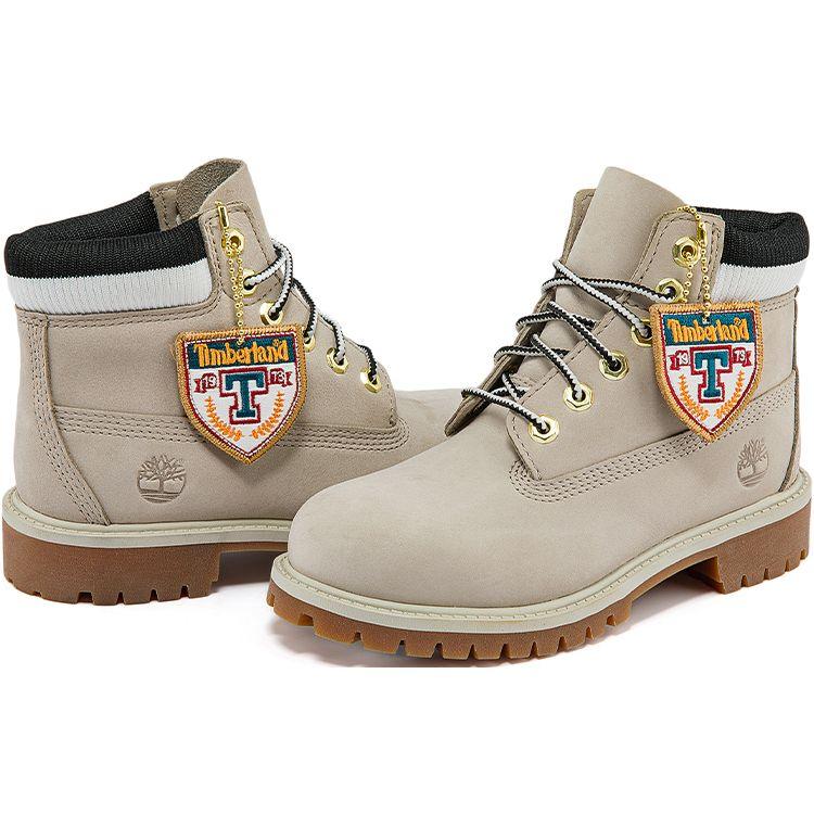 Timberland Повседневные водонепроницаемые уличные ботинки Детские ботинки светло-серо-коричневые A2KTZM