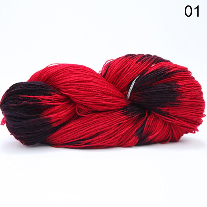 1Roll DIY Yarn Multicolor Knitting Wool Hand Crocheted Cotton Wool Yarn Baby Scarf Soft Warm