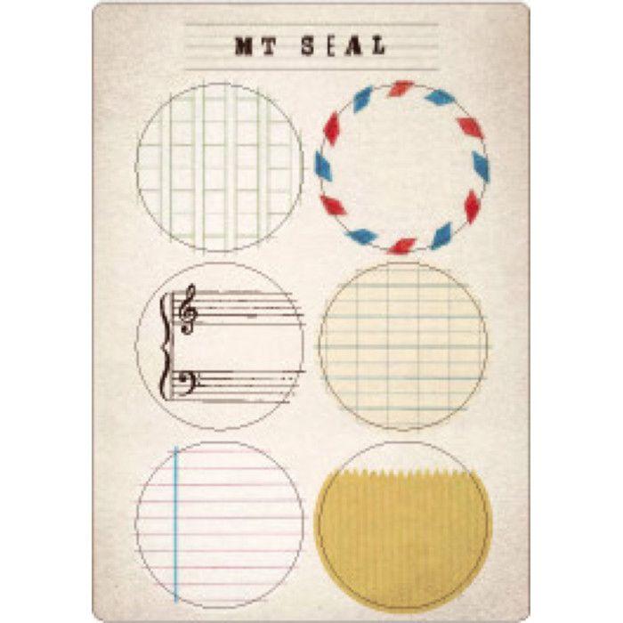 Masking Tape - Masking Tape MT Seal Etiquettes - (1 planche) F
