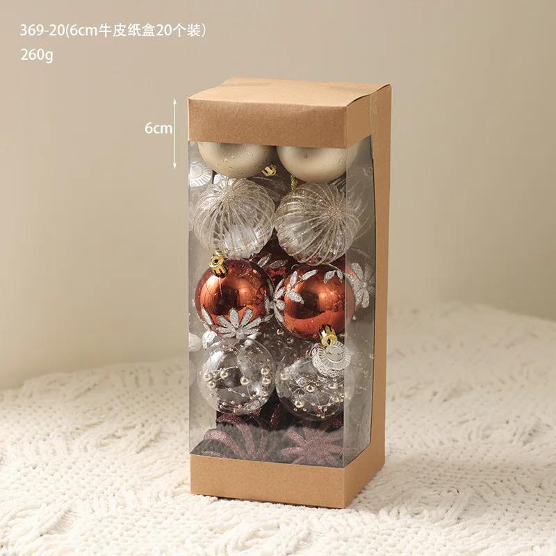 Champagne Christmas Ball Decoration Christmas Tree Hanging Pendants Gifts 1116 New Year Home Christmas Spheres Suit