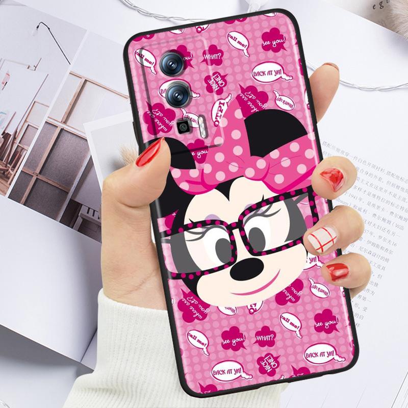 Розовый Минни Маус для Xiaomi Redmi 9A 9C 9AT 10C 9 9T 10 12C 13C 8 12 K60 A1 K50 K40 5G черный чехол для телефона Funda