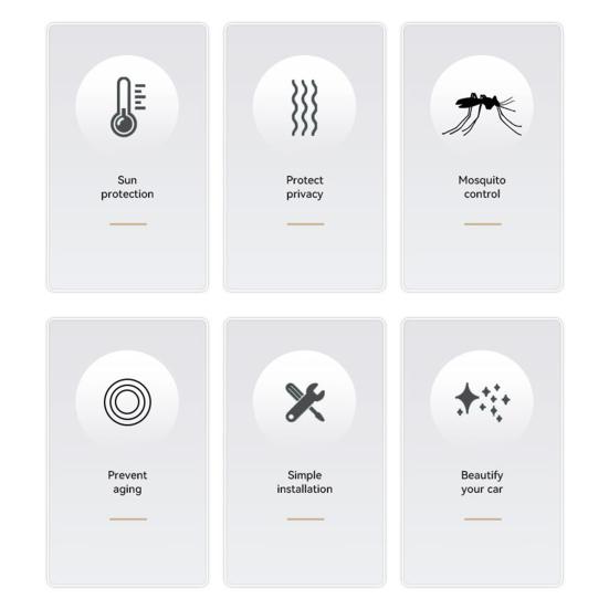 2 шт. солнцезащитные козырьки на боковое окно автомобиля, защита от ультрафиолета, защита от солнца, москитная сетка, занавеска от солнца на переднее и заднее окно автомобиля