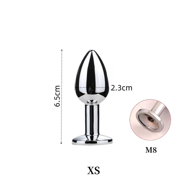 BDSM Faux Fox Tail Anal Plug with Removable Smooth Butt Plug for Men Women Role-playing Adult Games Sex Toys