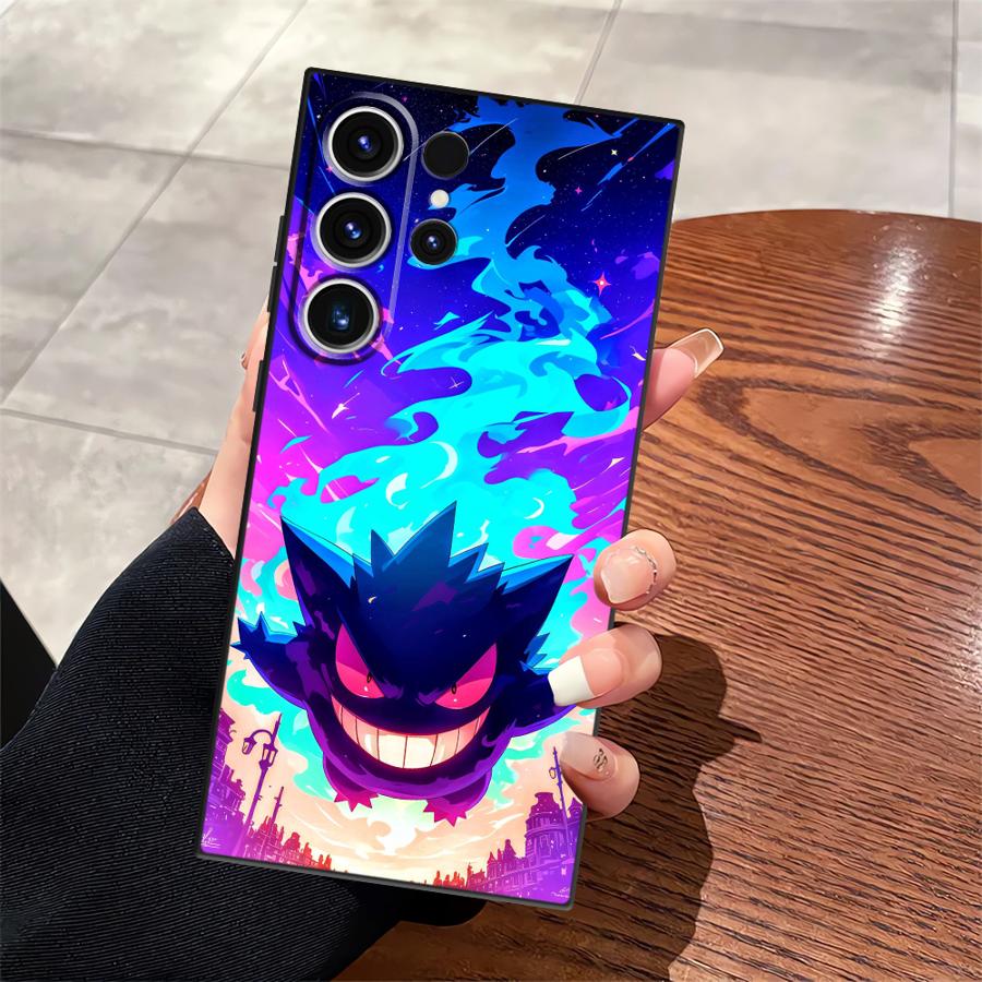 Крутой чехол Gengar Pokemon для Samsung Galaxy S26 S21 FE Note 20 Ultra 8 9 10 S25 Ultra S24 Plus S20 S23 S10 S9 Funda Чехол для телефона