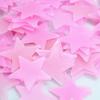 500PCS  Living Bedroom Luminous Fluorescent Color Decal Home Decor Stars Glow Wall Stickers Baby Kids
