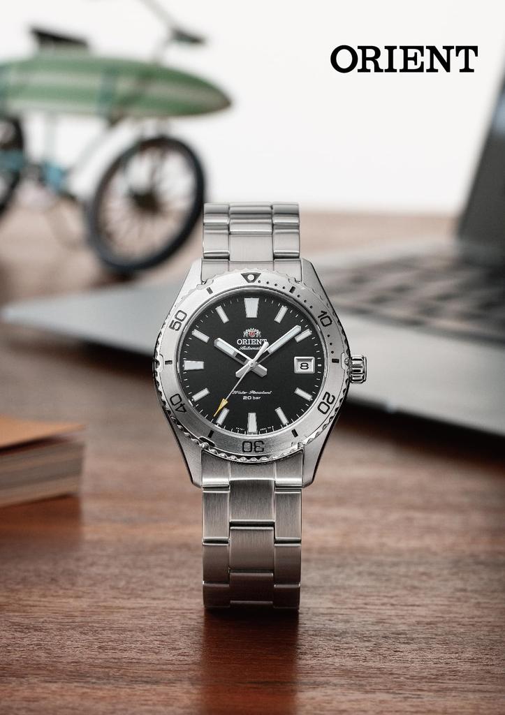 ORIENT Mako40 Автоматические механические автоматические часы с внутренней гарантией Белые [Orient] Водолазные часы Производители RN-AC0Q03S Мужские