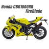 1:12 Honda Cb400x Cbr1000rr Сплав Модель мотоцикла Игрушки Машина Литой металл Резиновые шины Управление передним колесом Машины Украшение для дома