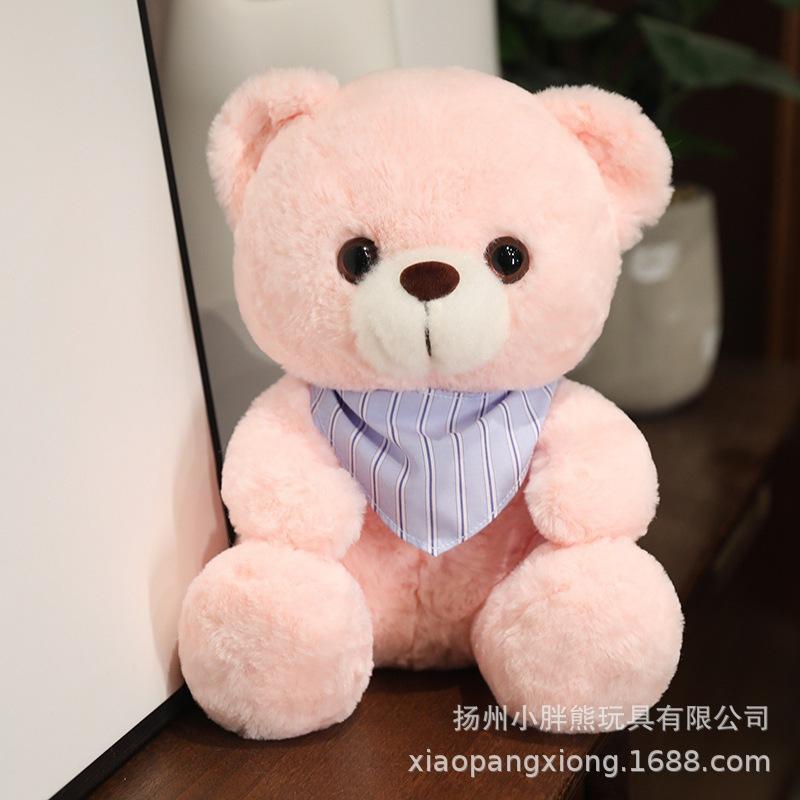 Плюшевая кукла Мишка Пара Шарф Мишка Плюшевая игрушка Кукла Медведь Любви Рождественский Лось Пингвин Серия Старик