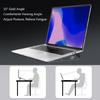 2Pcs Foldable Laptop Stand Portable Laptop Stand Invisible Cooling Laptop Stand Cooling Office Footpad Notebook Tablets