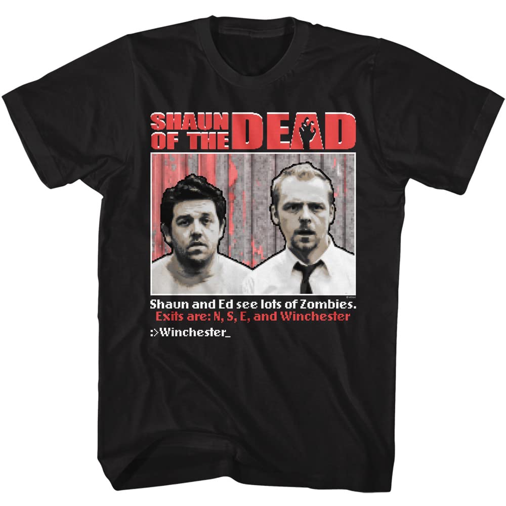 Summer Shaun of The Dead TShirt Unisex Zombie RoUnisextic Comedy Movie Graphic Short Sleeve Streetwear Loose Fit Horror Fan Tee