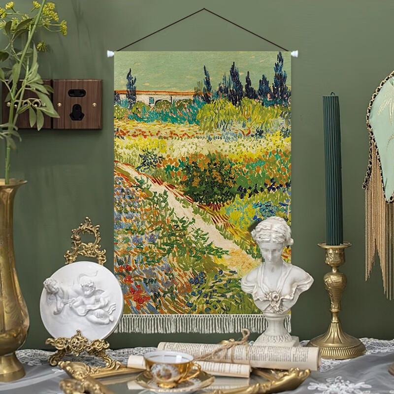 Минималистичный гобелен с пейзажем Ledosiguang