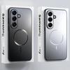 Металлический чехол для телефона с поддержкой MagSafe для Samsung Galaxy S26 Ultra S25 S24 S23 Plus Ultra Тонкий Защита от падения Защитная крышка