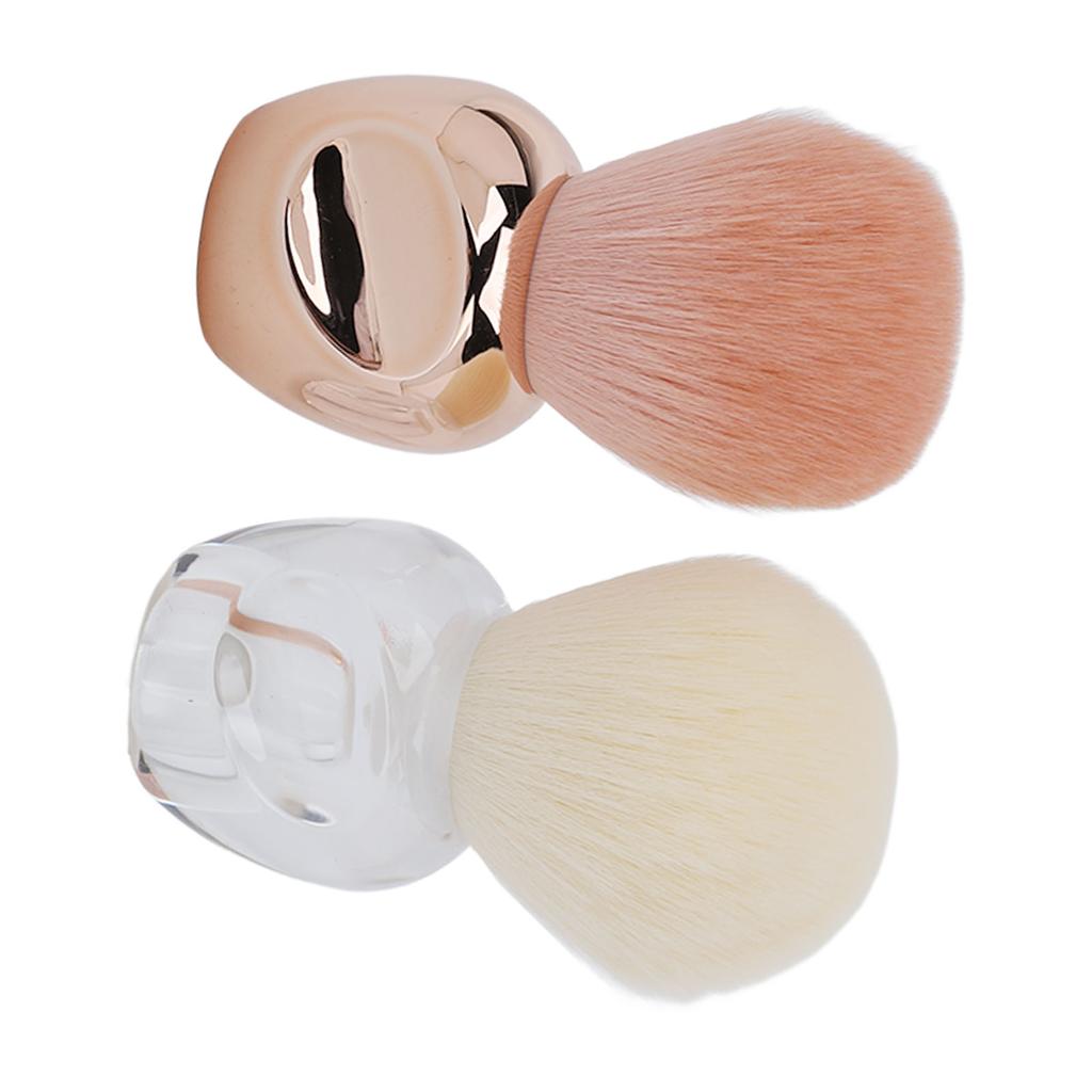 2 шт. Кисть для очистки пыли с ногтей, изысканная мягкая ручка, мягкий ворс, средство для удаления пыли и пудры с ногтей для дома и салона