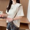 Navava Women Lovely Wave Ribbon ShorT Sleeve T shirT nT2501