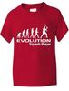 Evolution Of Squash Player Sport Funny Boys Girls Kids T-Shirt Age 1-13