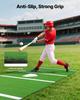 VEVOR Baseball Hitting Mat, 366x183cm Batting Cage Mat, Batters Box Turf Mats, Softball Batting Practice Equipment with Home Plate and Anti Fade Turf