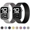 Ремешок «Миланская петля» для Apple Watch Ultra 49 мм 10 42 мм 46 мм 9 8 7 45 мм 41 мм Металлический дышащий ремешок для IWatch 6 5 4 3SE 44 мм 40 мм