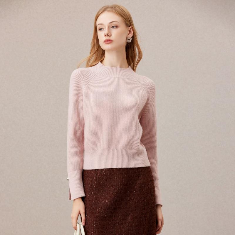 Light and Mature Hong Kong Style Half High Collar Sweater