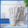 600g Non-Slip Nylon Cotton Yarn Construction Gloves with Dot Grip