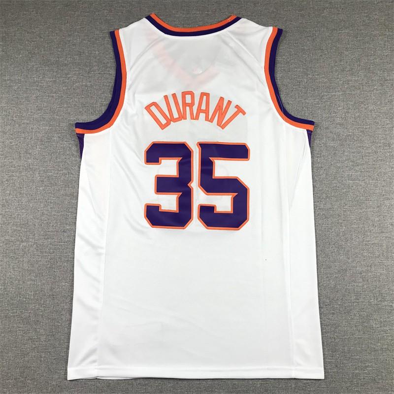 Phoenix Suns 35 Kevin Durant Basketball Jersey Embroidered Sportswear Men