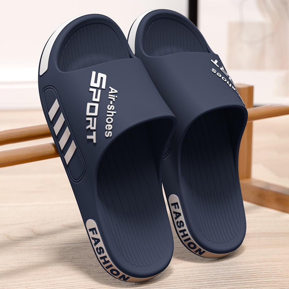 Men's Large Size Odor-Resistant Summer Slippers: New Widened Non-Slip Indoor Sports Shoes