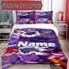 3pcs Duvet Cover Set (1*Duvet Cover + 2*Pillowcase, Without Core), Custom Name Gengar Pattern Bedding Set, Home Bedroom Decor Gift